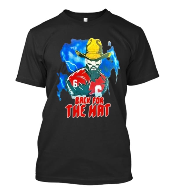 Back For The Hat Number 6 Cowboy Lightning T-Shirt