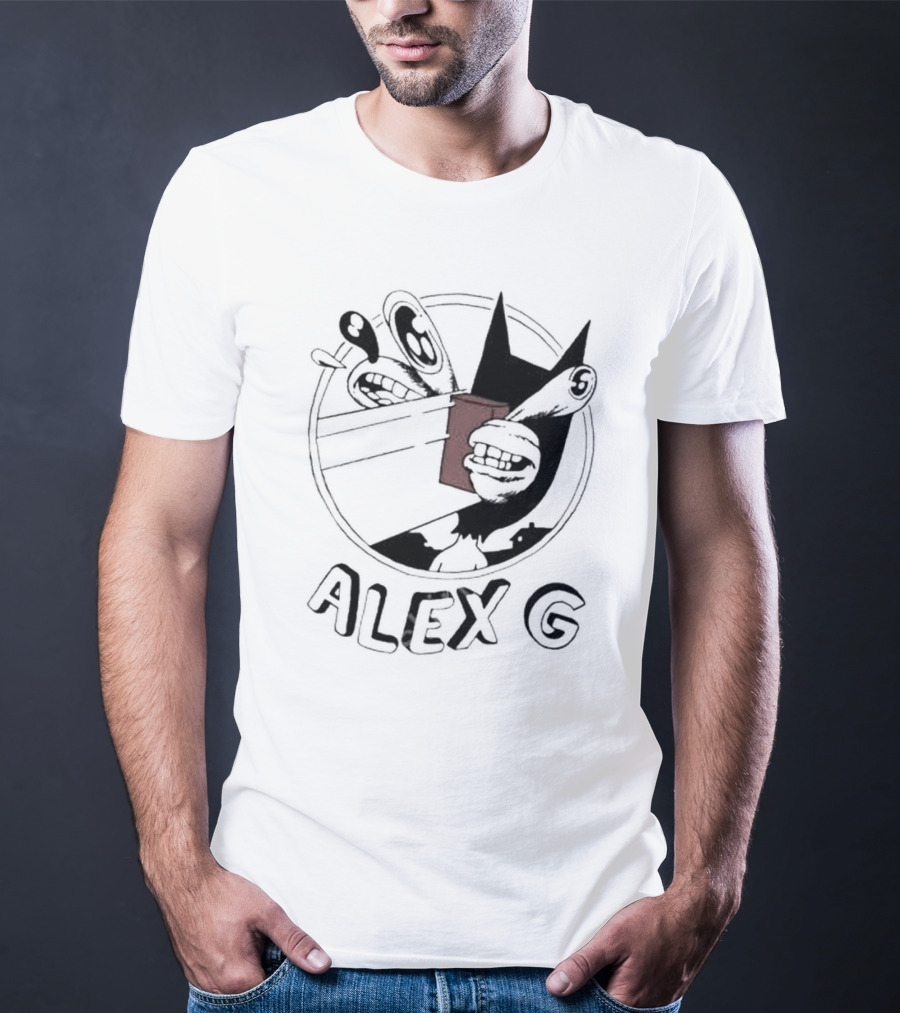 Alex G Retro Cartoon Style With Brick T-Shirt
