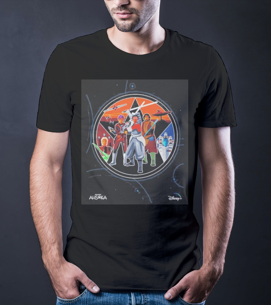 Ahsoka Episode 8 Characters And Starfighters Disney Plus T-Shirt