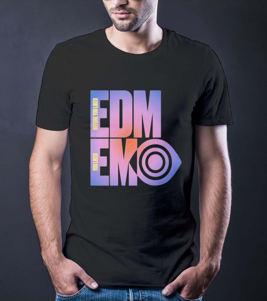 Before You Liked Edm Emo Nite X Insomniac Collaboration Pastel Gradient T-Shirt