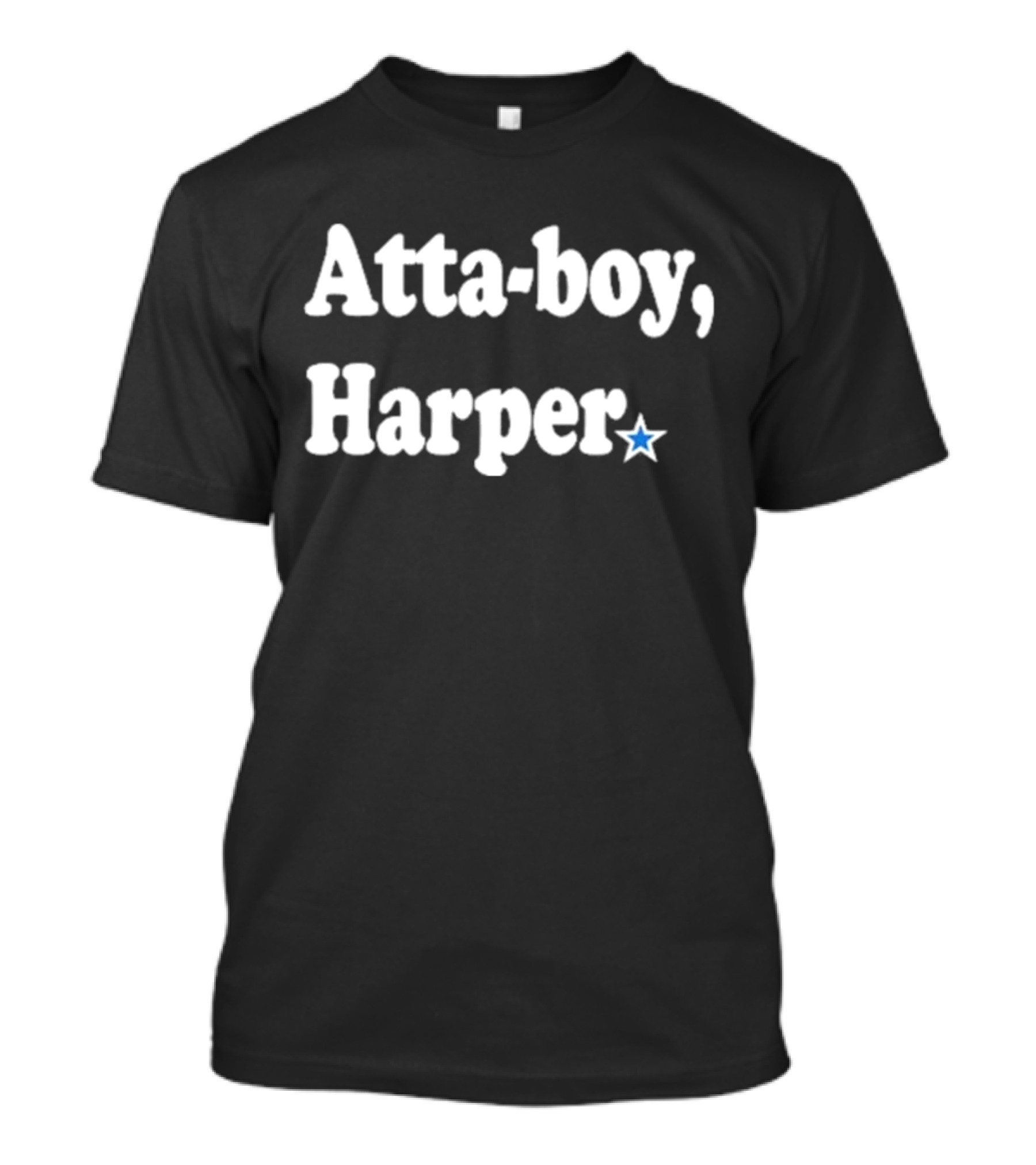 Atta-boy Blue Star Minimalist T-Shirt