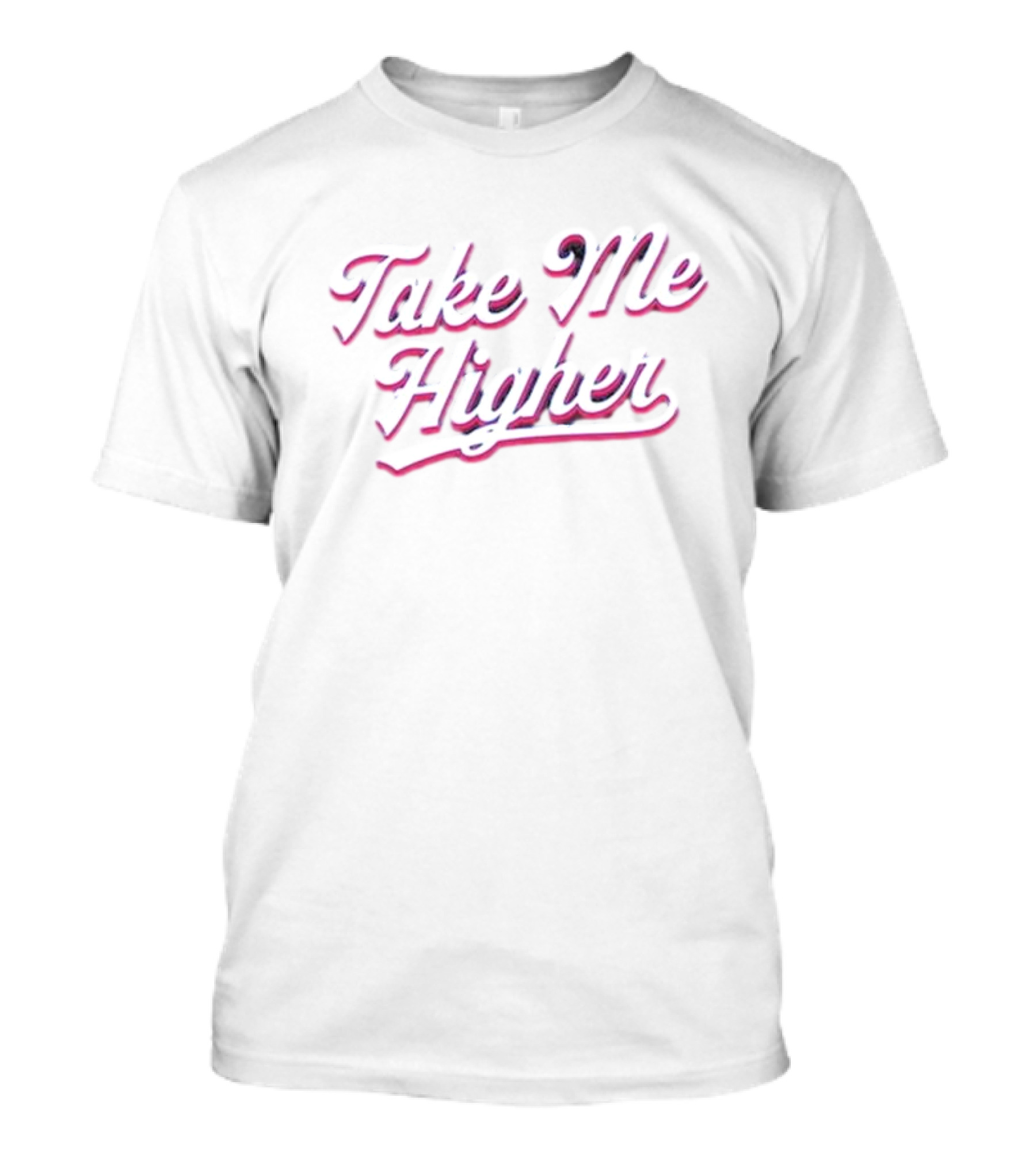 Bisonballapparel Take Me Higher Retro Script T-Shirt