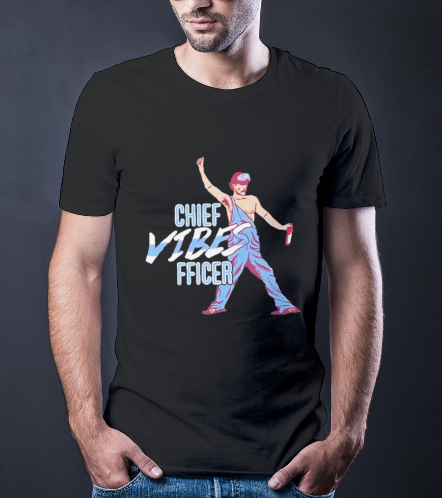 Chief Vibes Officer Fun Party Dance Pose T-Shirt