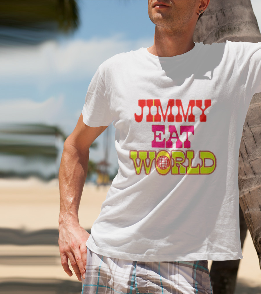 Jimmy Eat World Retro Bubble Lettering T-Shirt