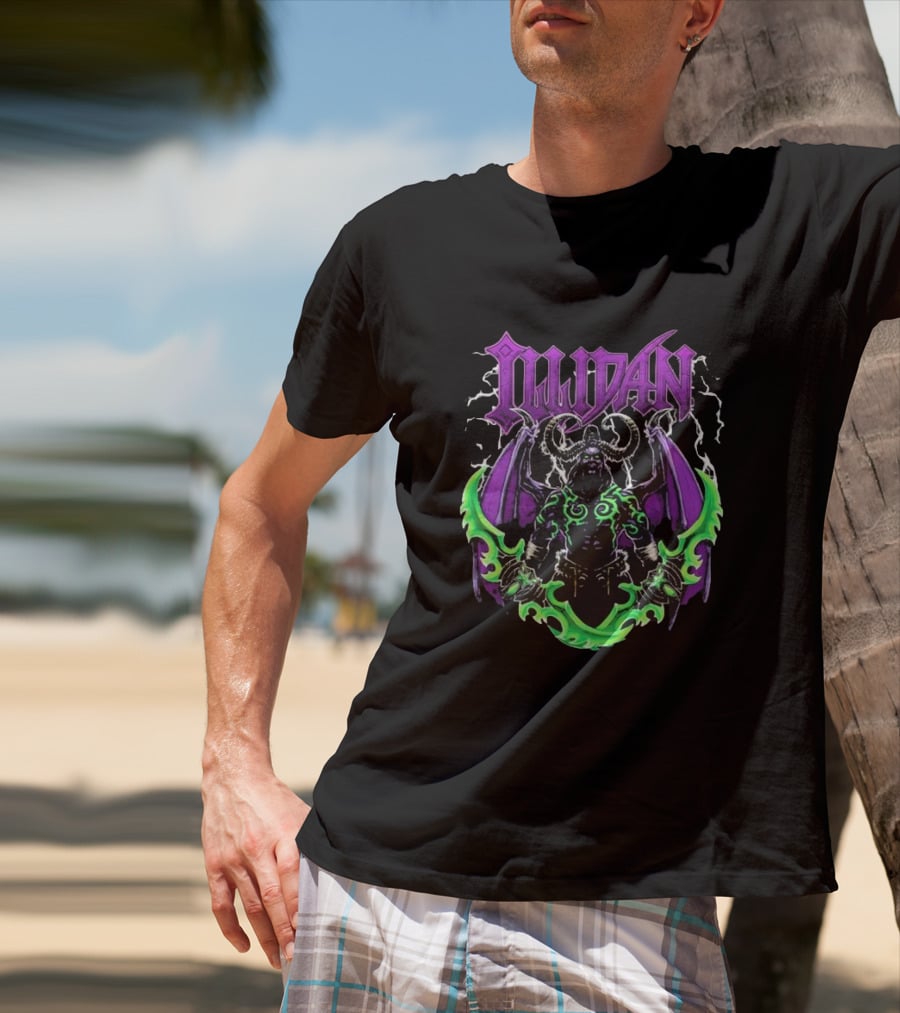 Illidan Stormrage Blizzard World Of Warcraft Iconic Demon Hunter T-Shirt