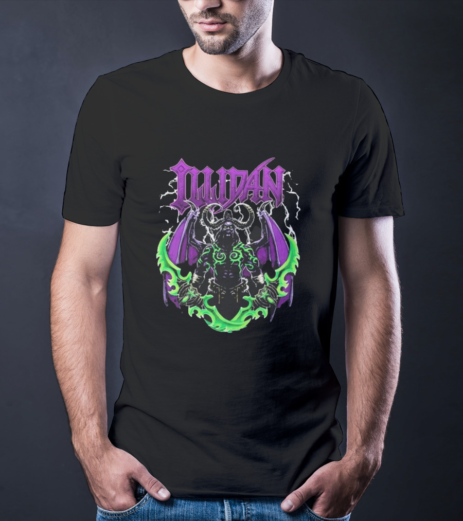 Illidan Stormrage Blizzard World Of Warcraft Iconic Demon Hunter T-Shirt