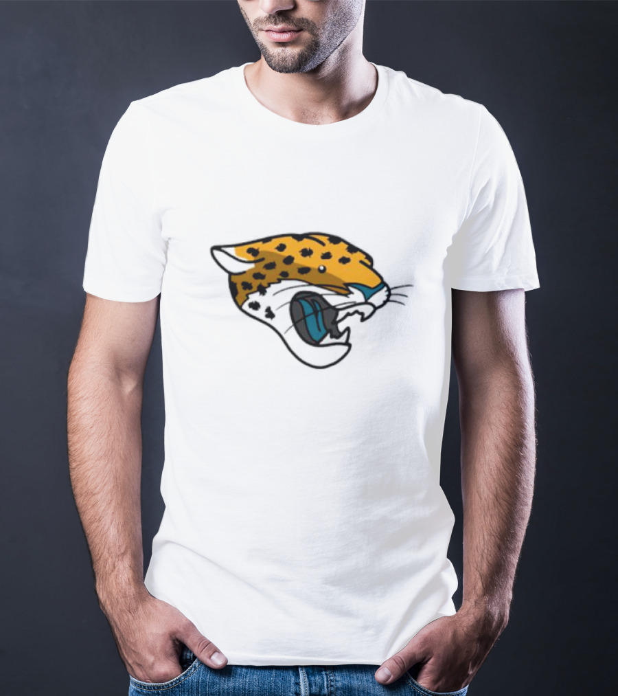Jacksonville Jaguars Corndoggylol Jaguar Head T-Shirt