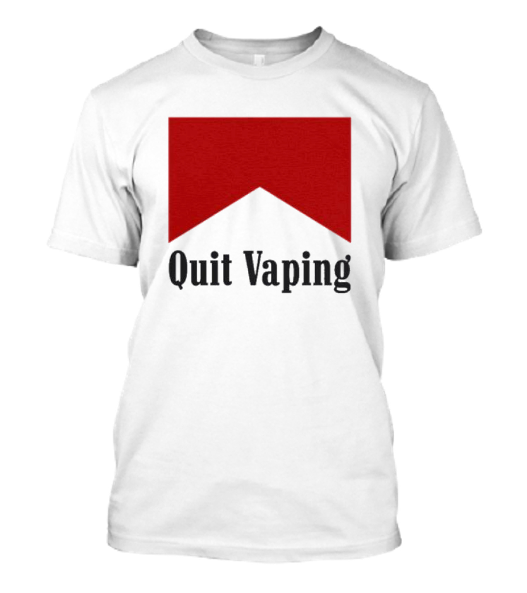 Marlboro Red Chevron Quit Vaping T-Shirt