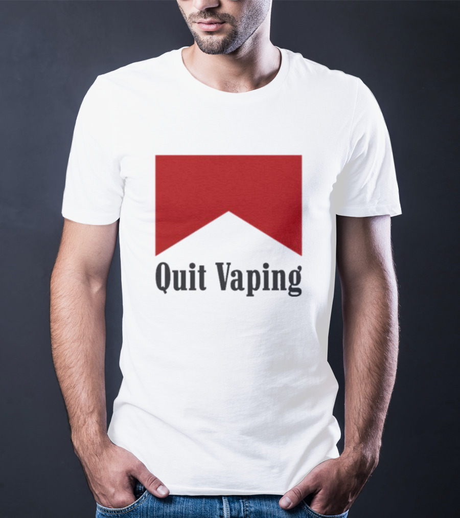 Marlboro Red Chevron Quit Vaping T-Shirt
