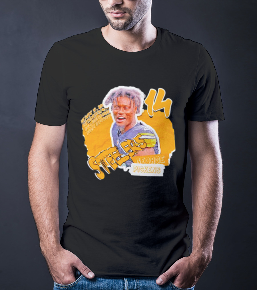 George Pickens Steelers 14 Football Player T-Shirt