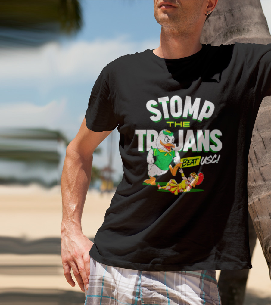 Oregon Ducks Stomp The Trojans Beat USC Victory T-Shirt