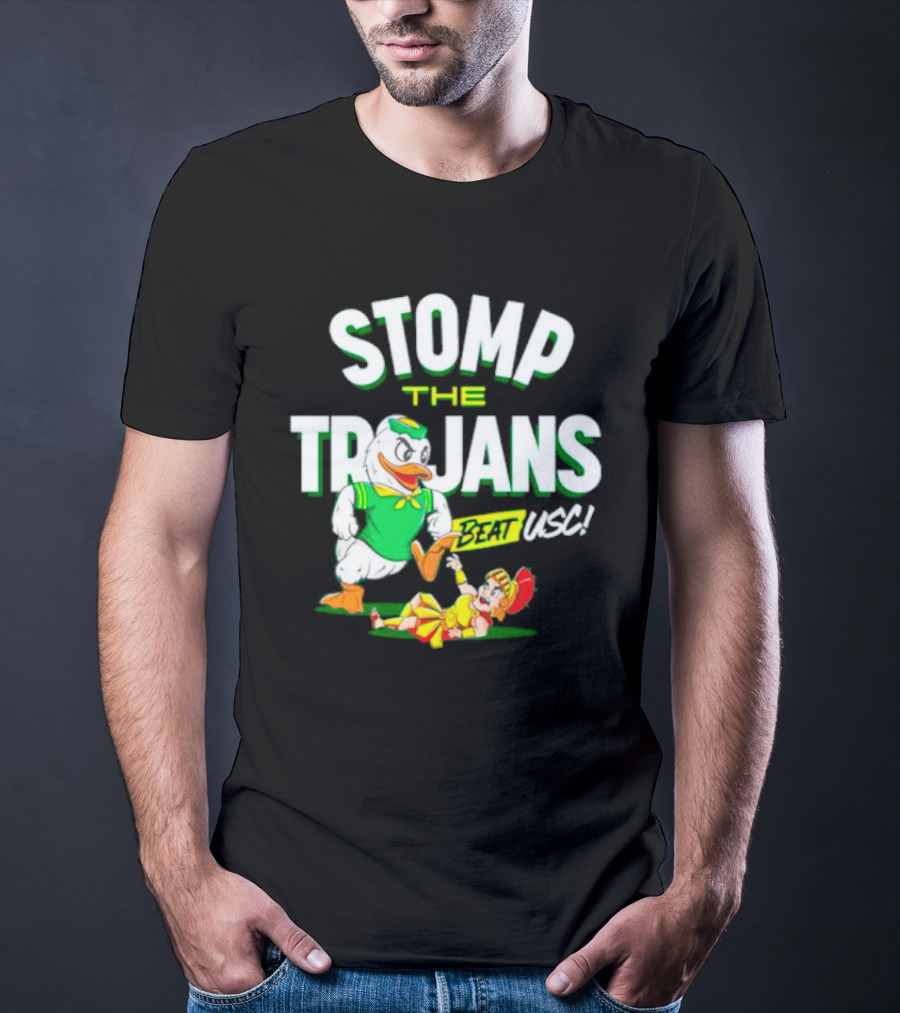 Oregon Ducks Stomp The Trojans Beat USC Victory T-Shirt