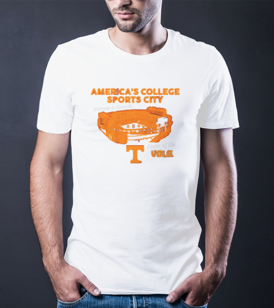America’s College Sports City Neyland Stadium Tennessee Volunteers Home Of The Vols T-Shirt