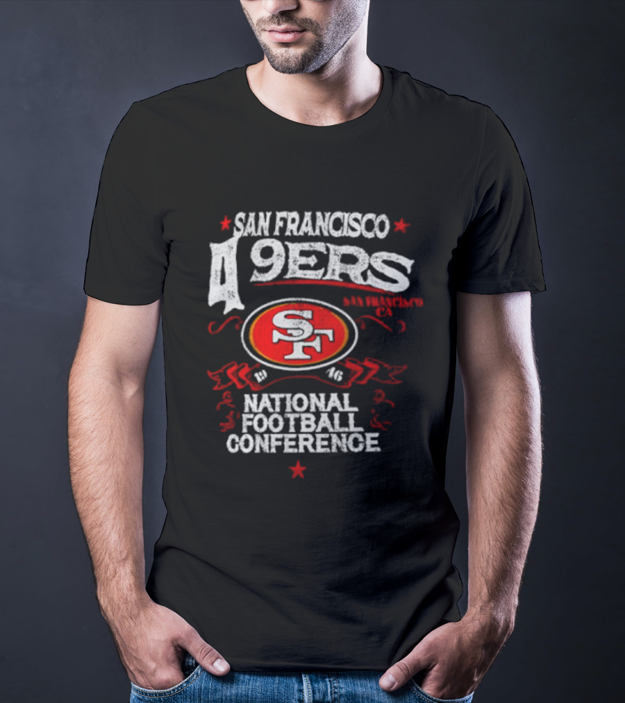 San Francisco 49ers SF 1946 National Football Conference T-Shirt