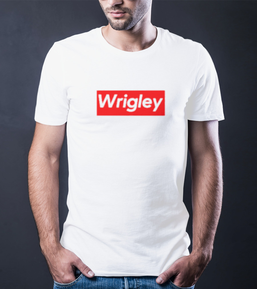 Wrigley Classic Logo Red White T-Shirt