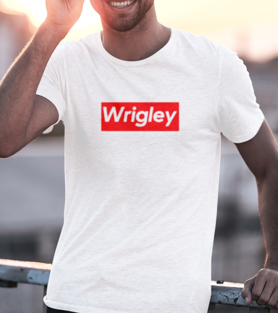 Wrigley Classic Logo Red White T-Shirt