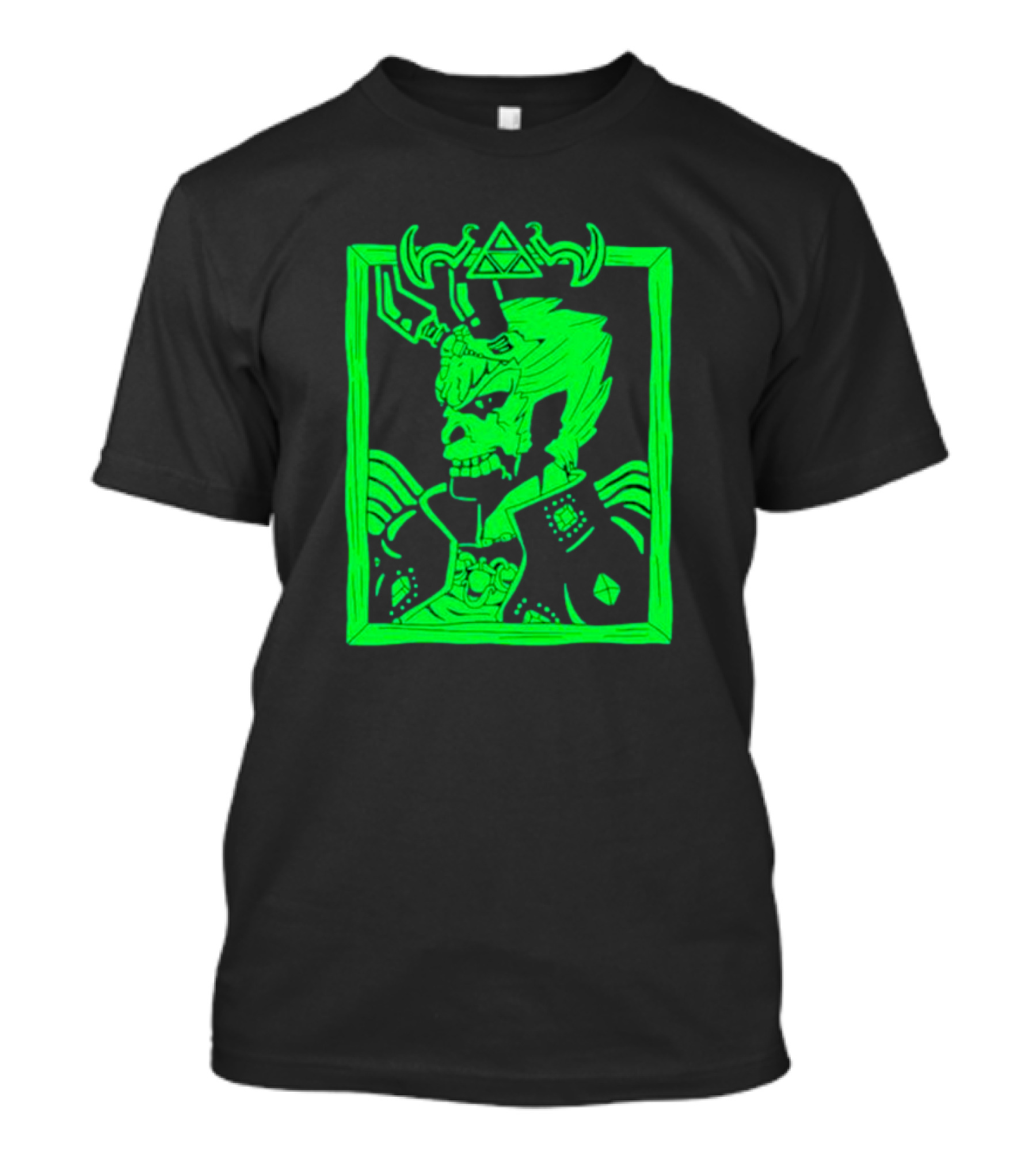 Glow In The Dark Ganondorf Triforce Frame T-Shirt