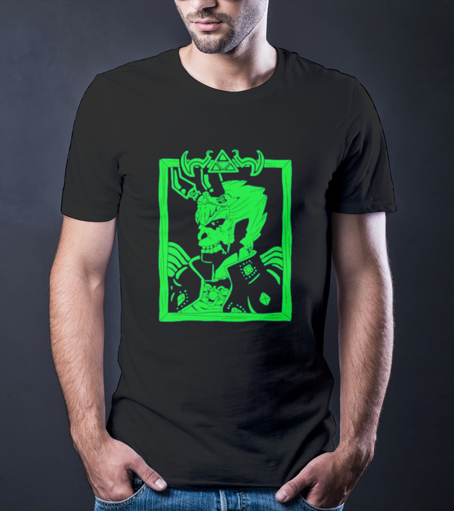 Glow In The Dark Ganondorf Triforce Frame T-Shirt