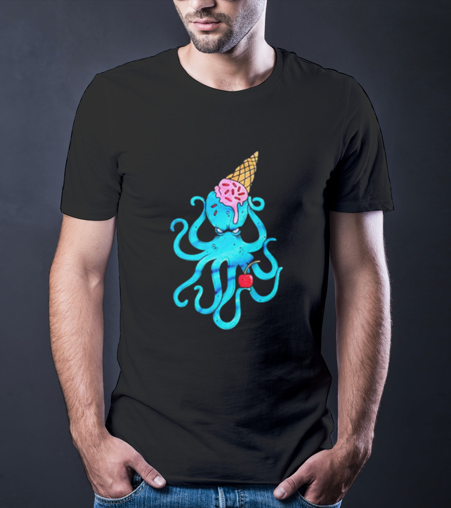 Mark Hoppus HMNIM Ice Cream Cone Octopus T-Shirt