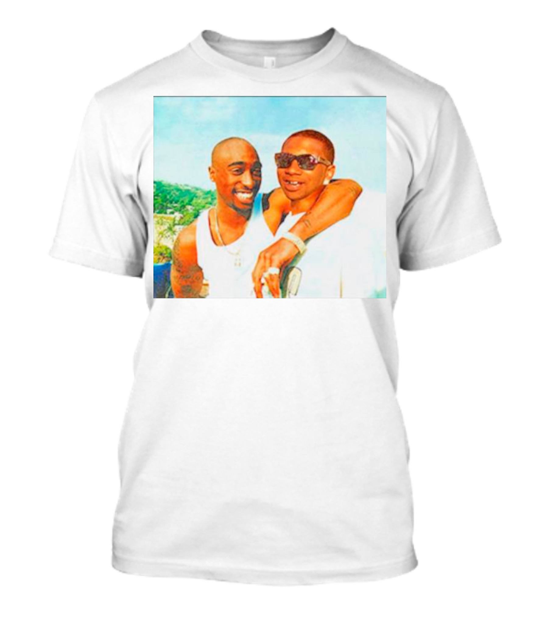 Tupac X Lil B Friendship Vibes T-Shirt