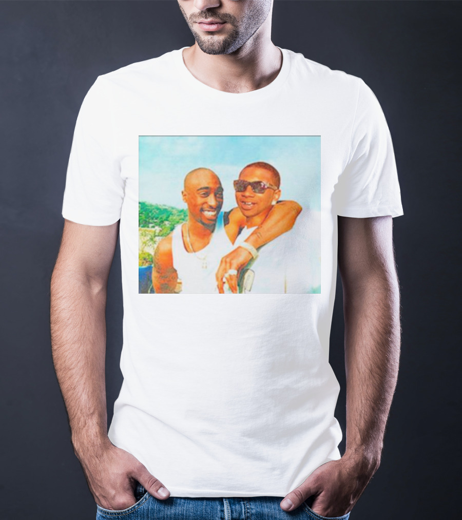 Tupac X Lil B Friendship Vibes T-Shirt