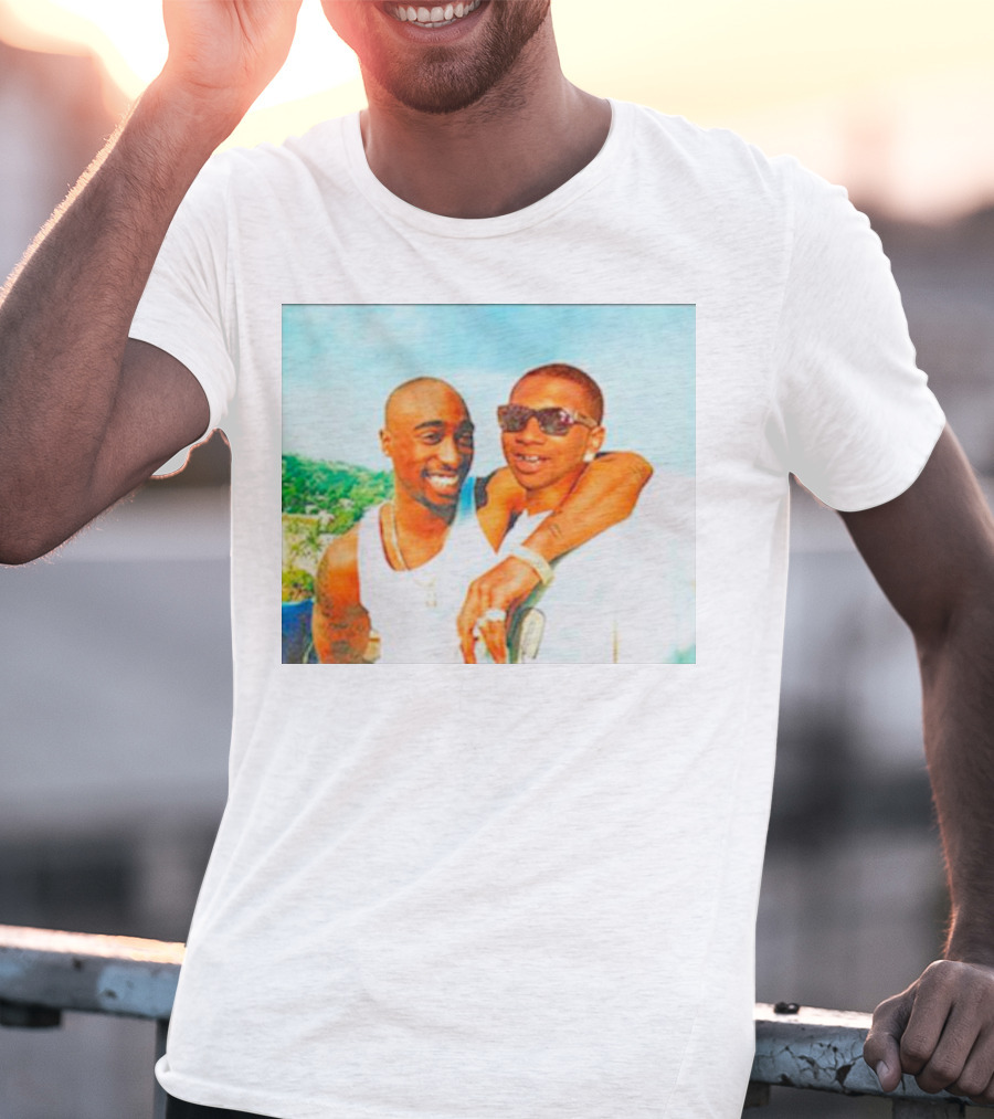Tupac X Lil B Friendship Vibes T-Shirt