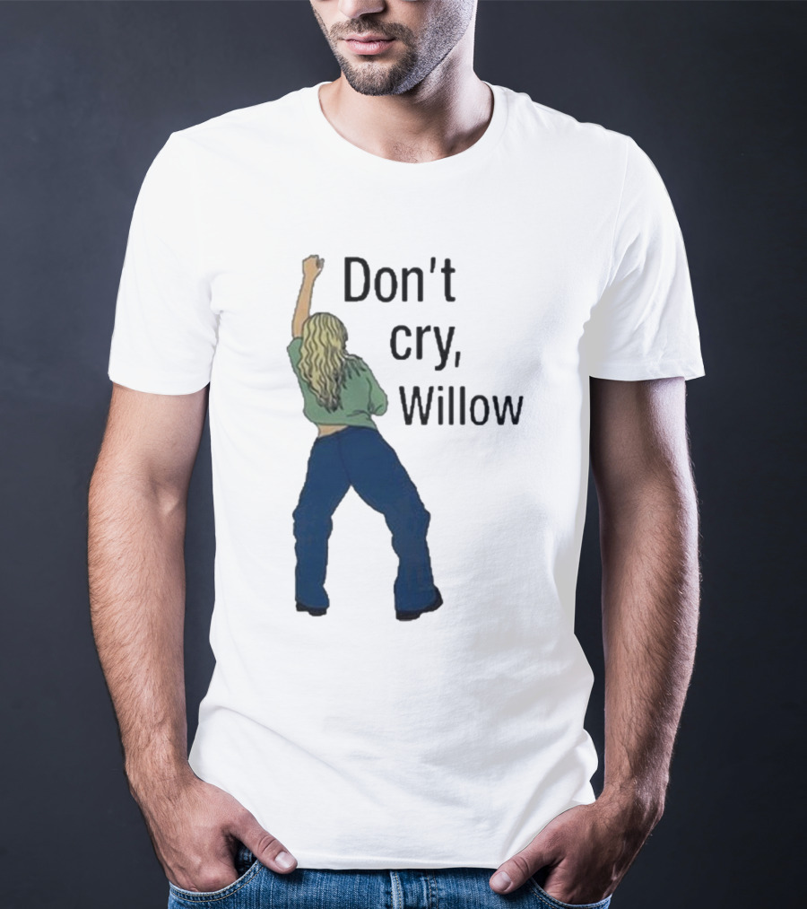 Don't Cry Willow Woman Dancing Back View T-Shirt