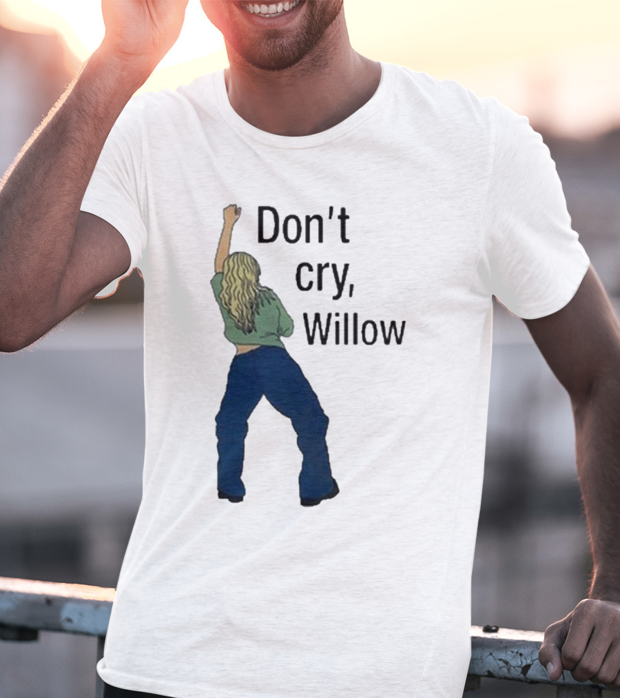 Don't Cry Willow Woman Dancing Back View T-Shirt