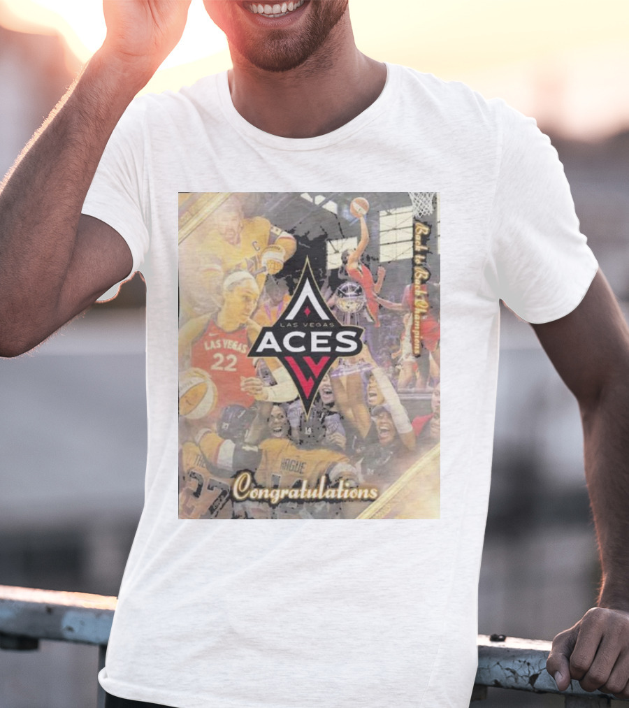 Las Vegas Aces Congratulations Raise The Stakes Basketball T-Shirt