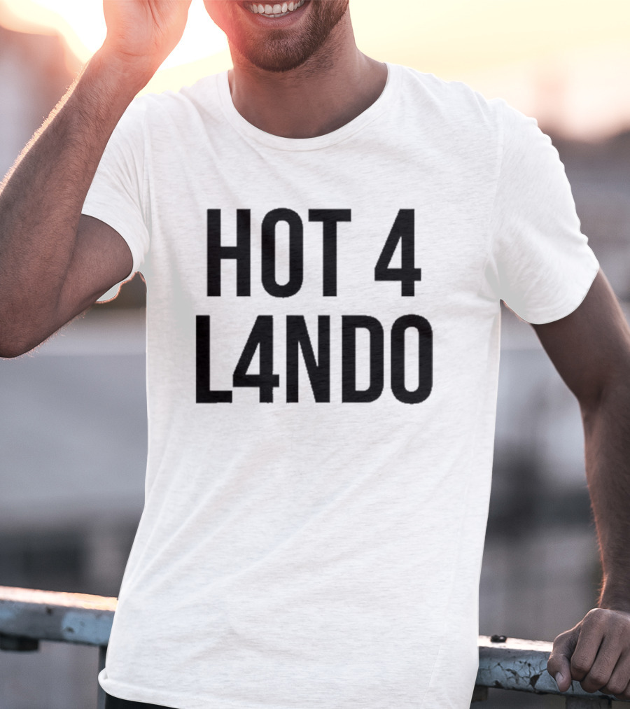 LN4 Hot Number 4 Norris Lando T-Shirt