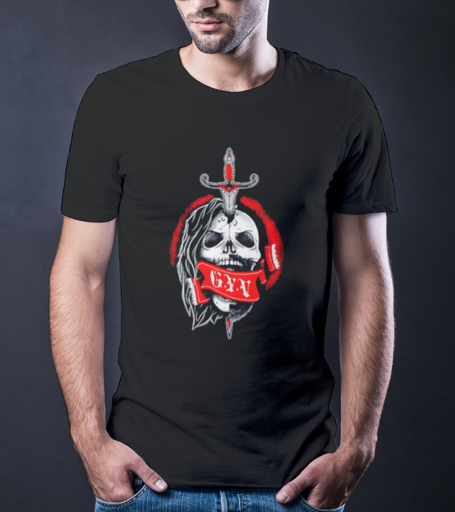GYV Skull Sword Emblem 202 T-Shirt