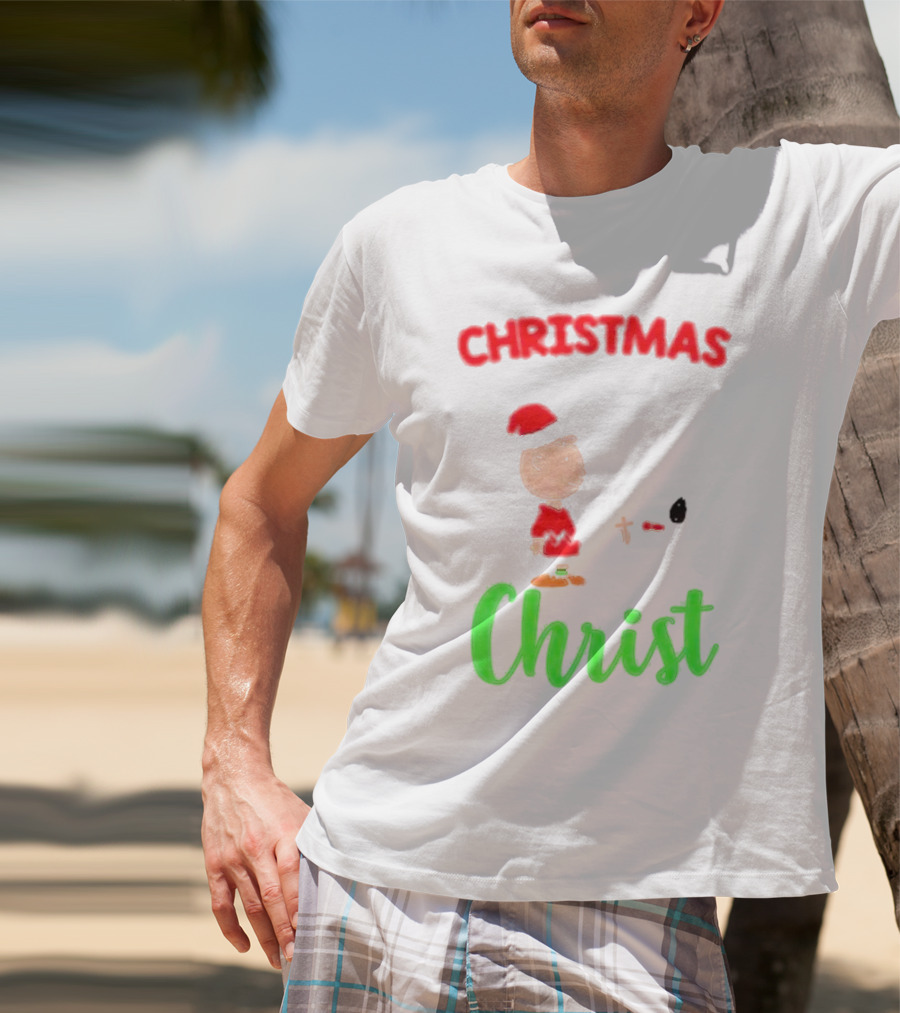 Charlie Brown Snoopy Christmas Christ T-Shirt