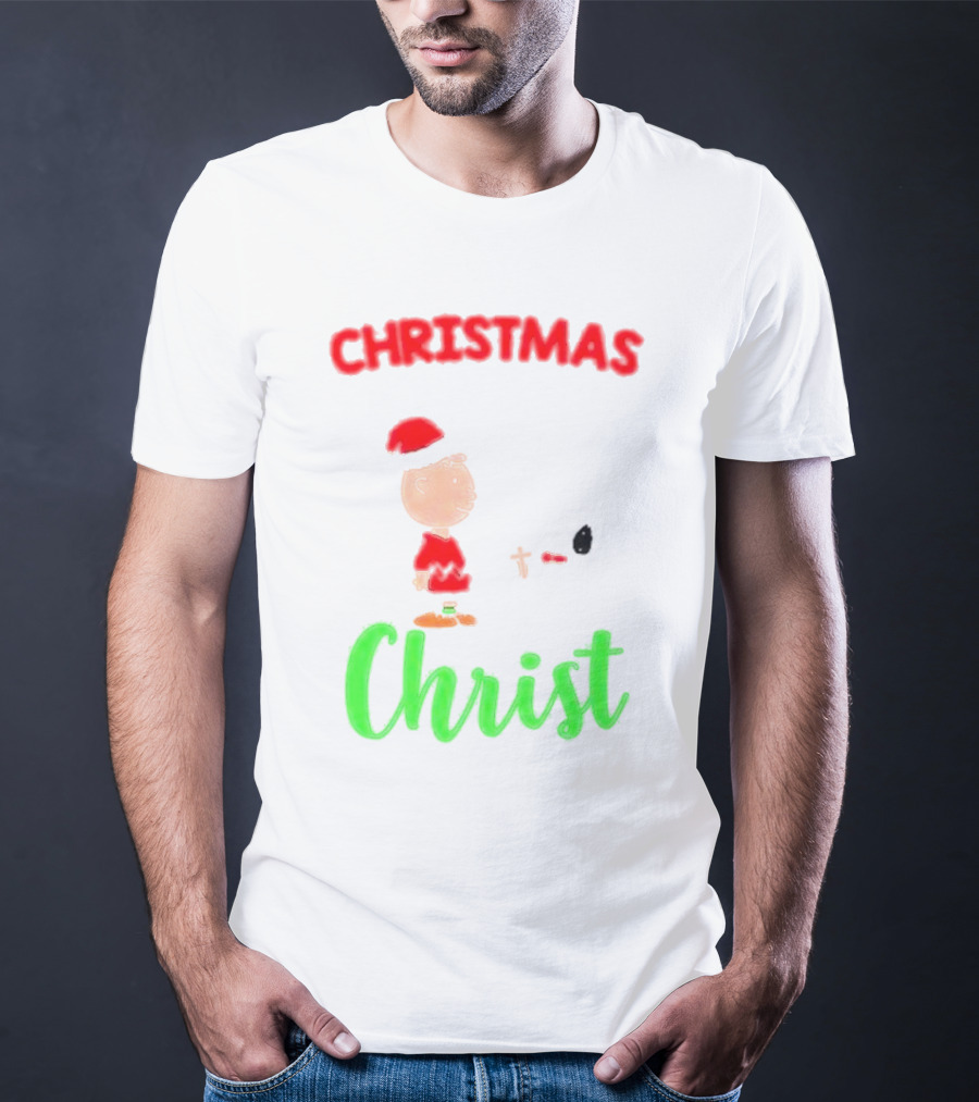 Charlie Brown Snoopy Christmas Christ T-Shirt