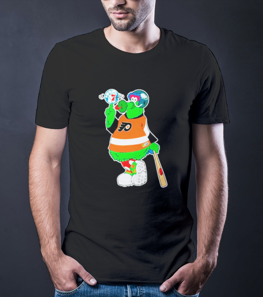 Philly Phanatic Philadelphia Flyers NHL Fan Art Sports T-Shirt