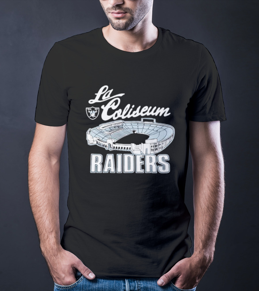 Los Angeles Memorial Coliseum Raiders Stadium T-Shirt