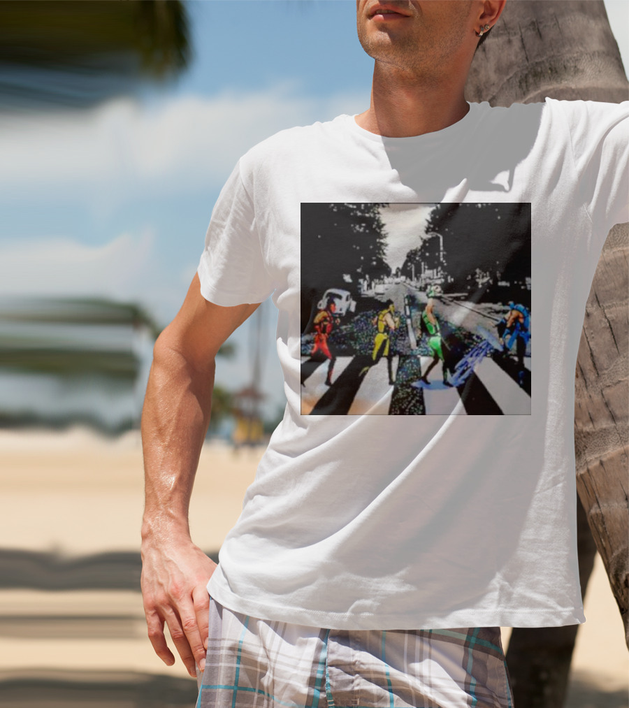 Mortal Kombat Characters Crossing Abbey Road T-Shirt