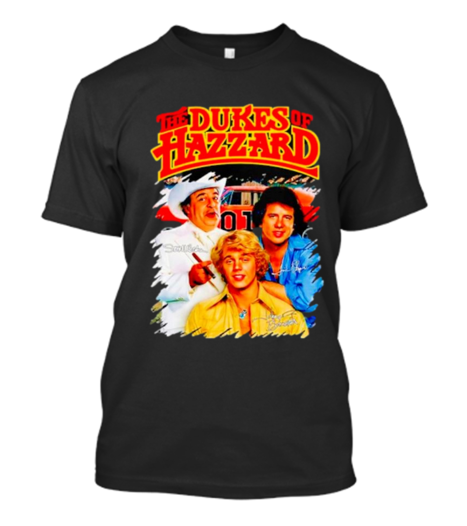 The Dukes Of Hazzard 01 Cast Signature T-Shirt