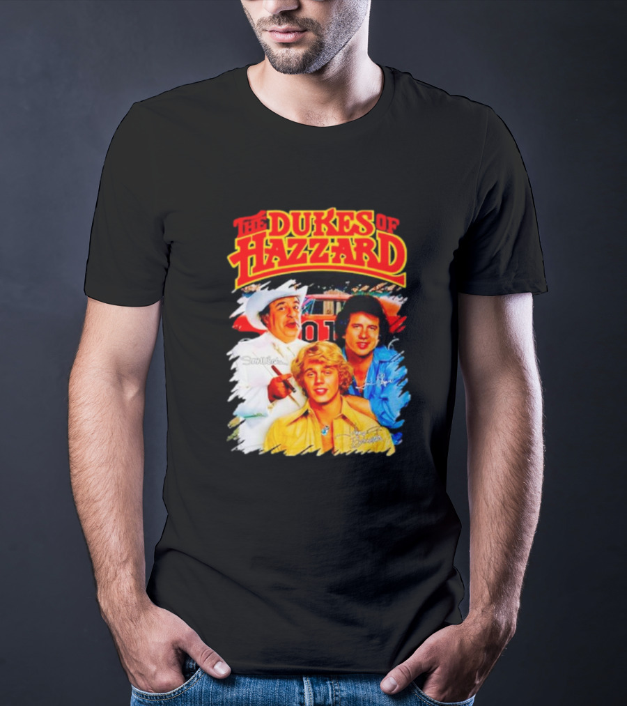 The Dukes Of Hazzard 01 Cast Signature T-Shirt