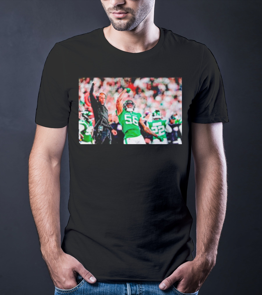 Quincy Williams And Rob Saleh New York Jets Victory T-Shirt