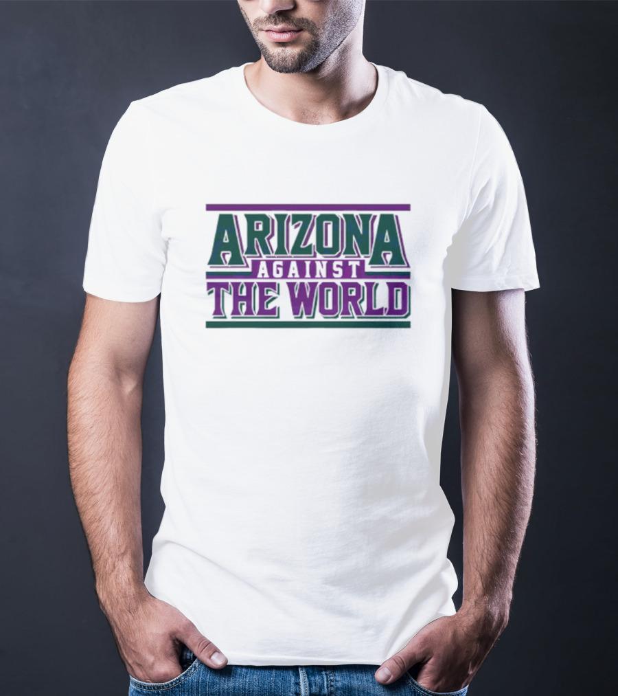 Arizona Against The World Vintage Style Retro T-Shirt