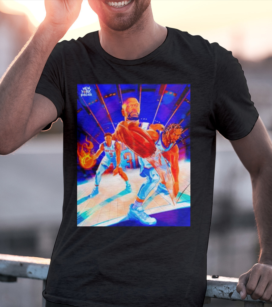 New York Forever Basketball Fireball Legends Stadium Action T-Shirt