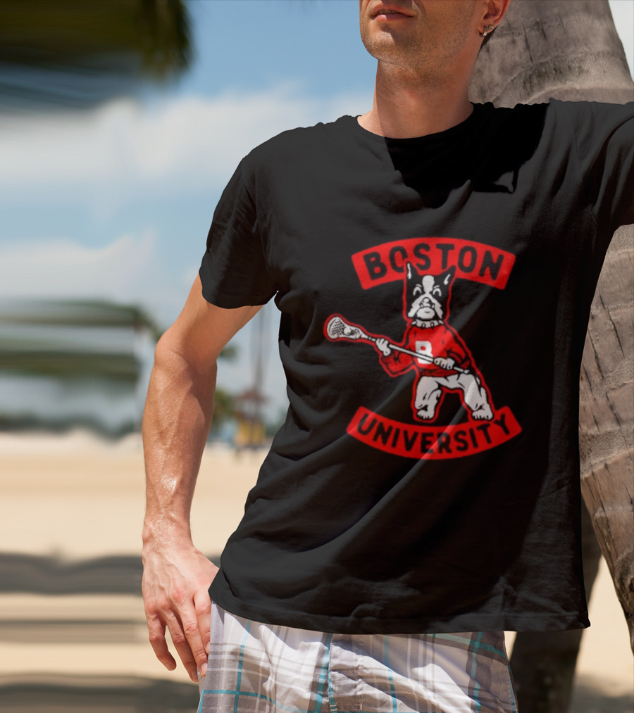 Boston University Terriers Lacrosse Vintage T-Shirt