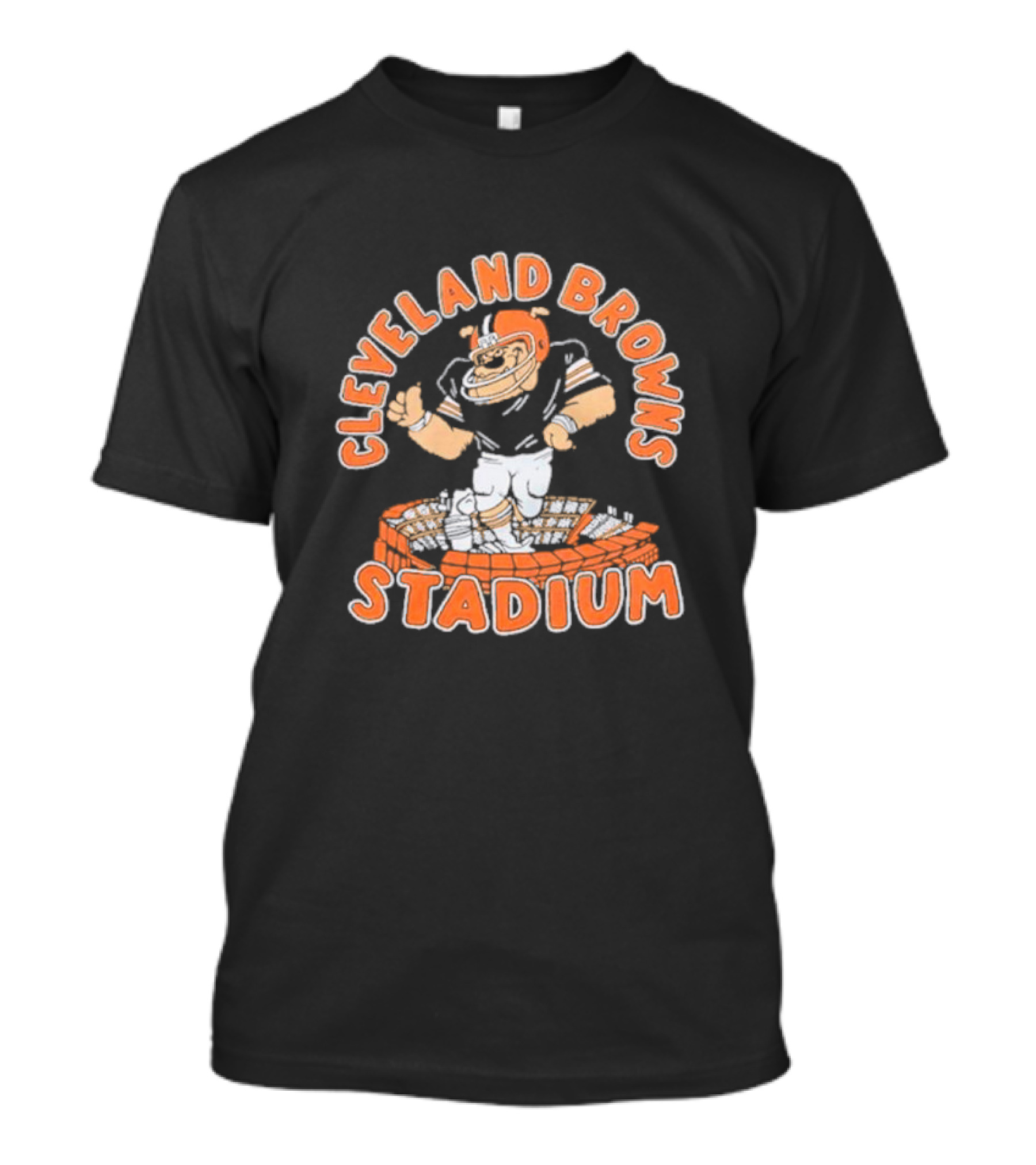 Cleveland Browns Stadium NFL Football Mascot T-Shirt