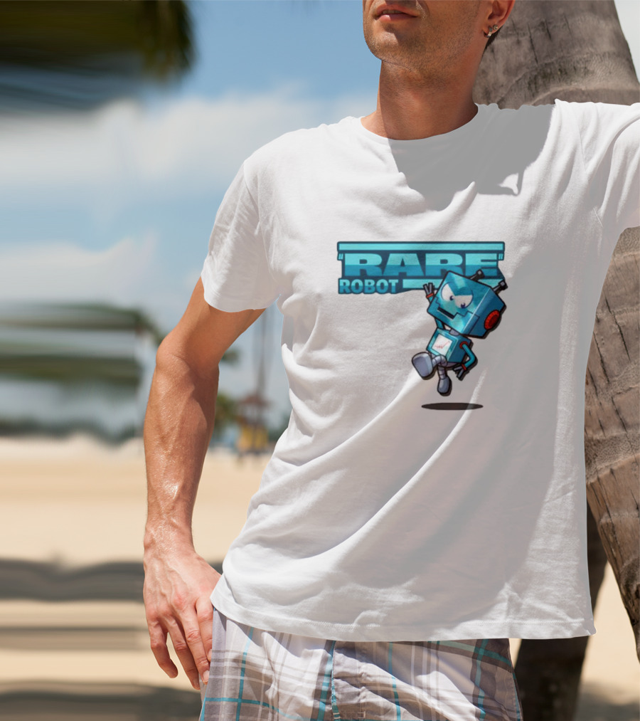 Rare Robot Character T-Shirt