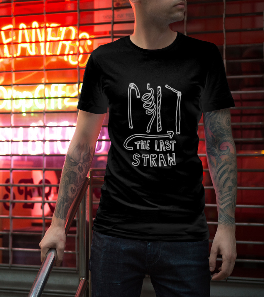 The Last Straw Illustrated Bent Straws Collection T-Shirt
