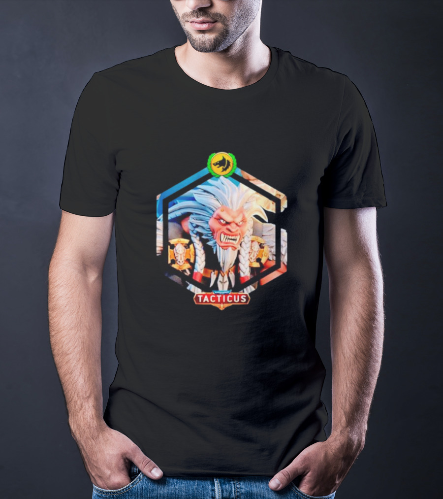 Warhammer 40000 Tacticus Space Iconic Character Emblem T-Shirt