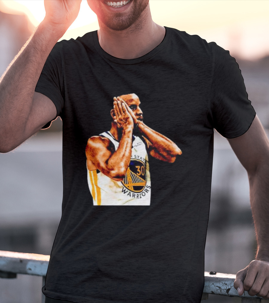 Golden State Warriors Stephen Curry Celebration Fan T-Shirt