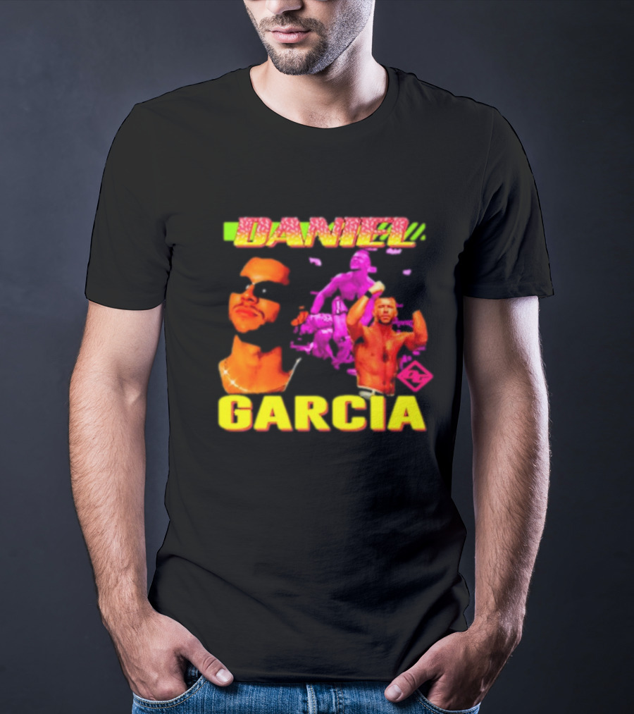 Daniel Garcia Neon Style Wrestling Action T-Shirt