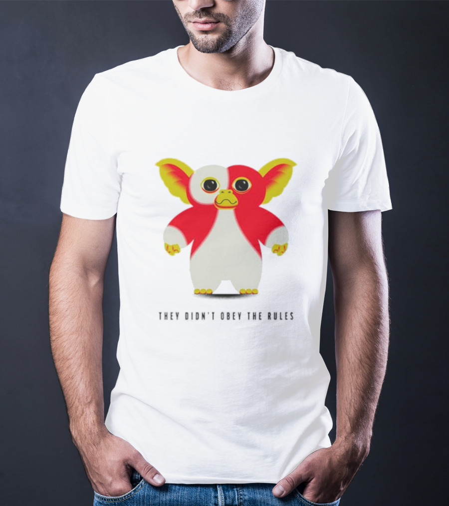 Gremlins They Didn't Obey The Rules Red And Yellow Creature T-Shirt