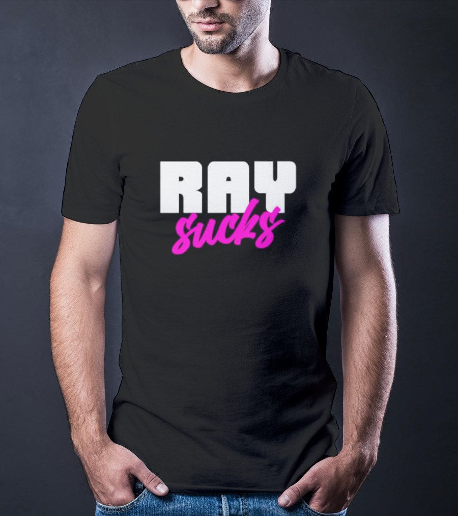 RAY SUCKS Bold Pink T-Shirt